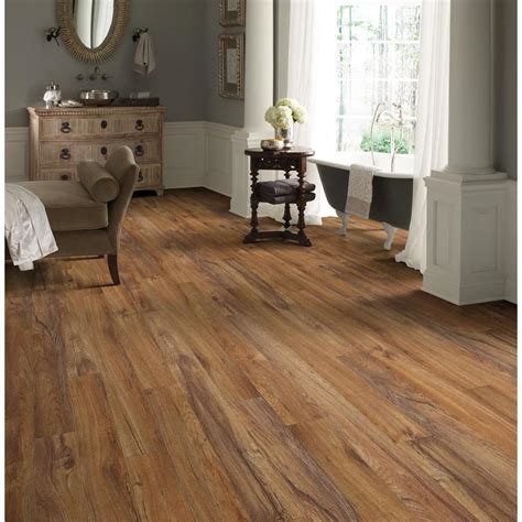 Charleston Oak 12-mil x 7-in W x 48-in L Waterproof Interlocking Luxury Vinyl Plank Flooring (23. . Lowes vinyl flooring planks